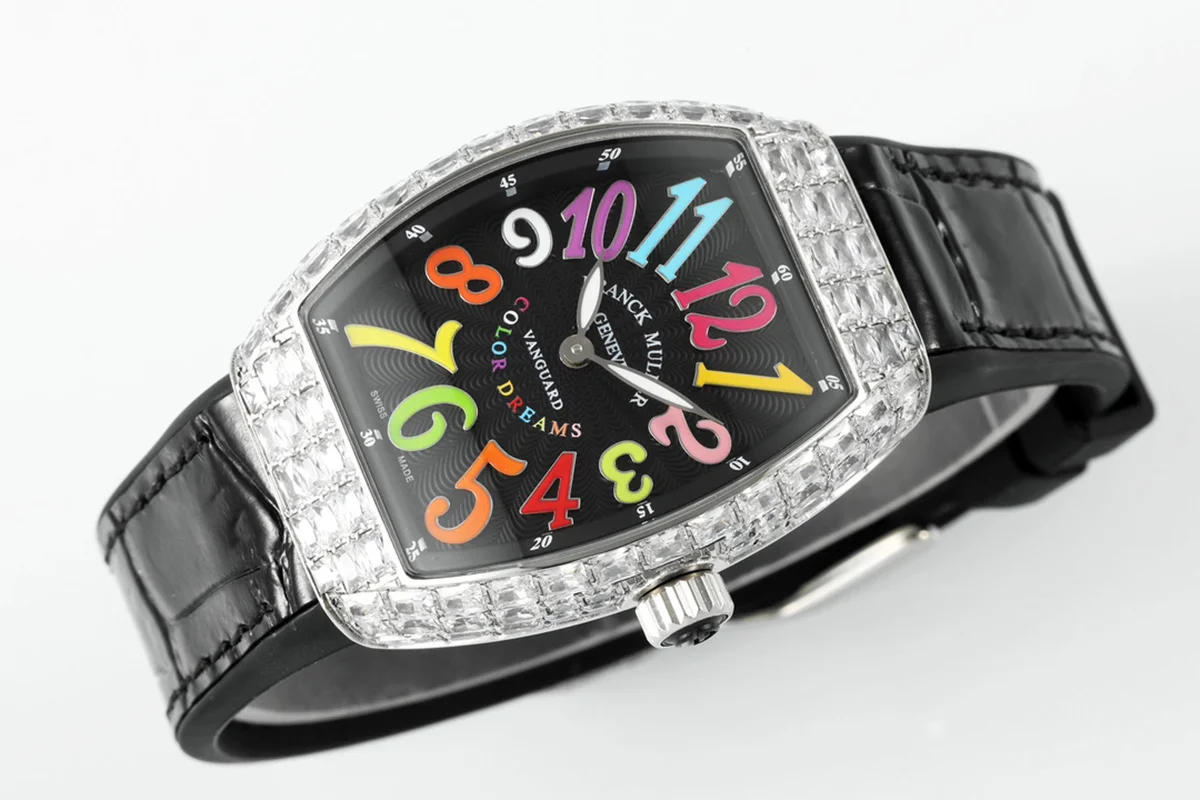 Vanguard V32 Black Dial with Colourful Markers
