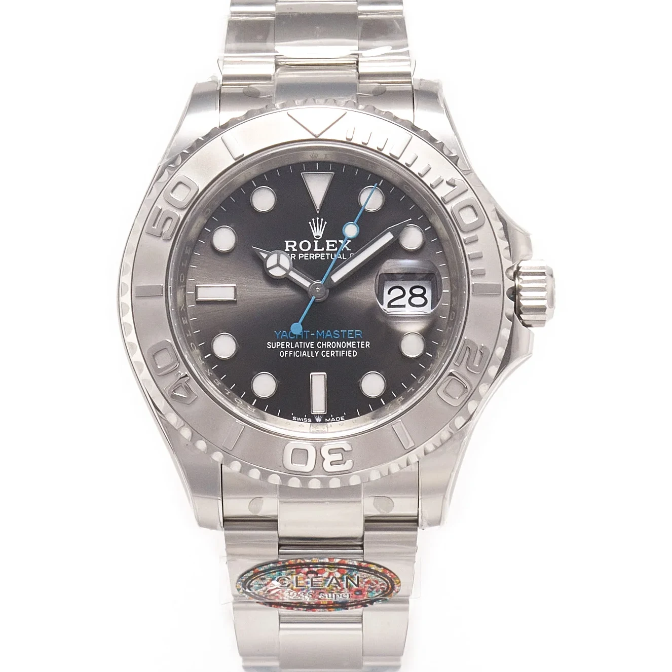 Yacht-Master 126622 Clean 1:1 Best Edition 904L Steel Gray Dial on SS Bracelet VR3235