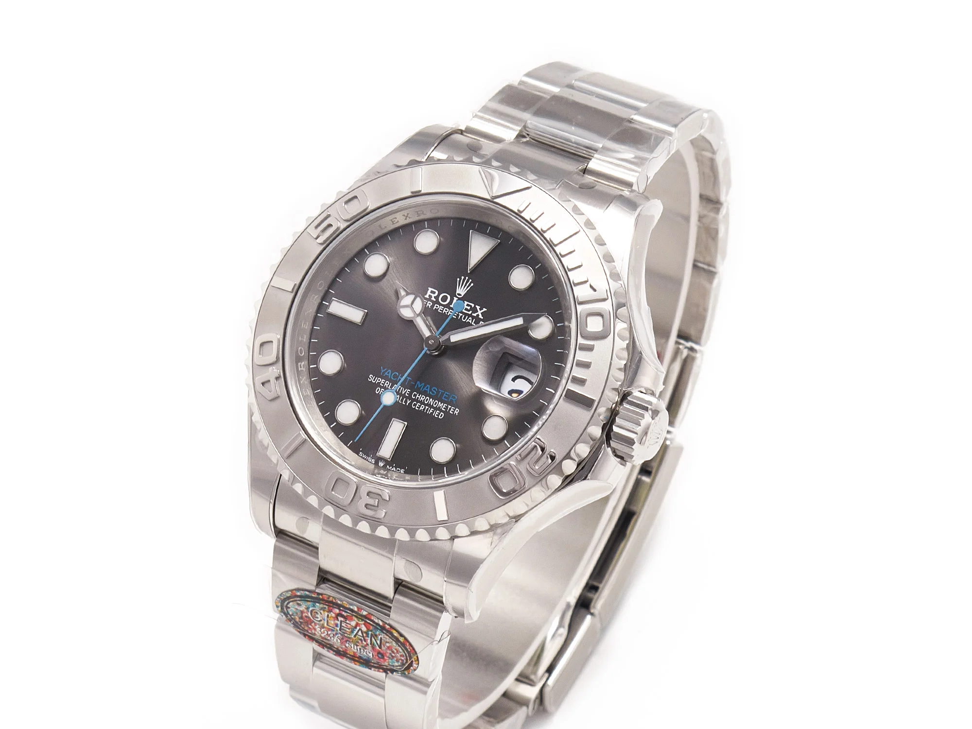 Yacht-Master 126622 Clean 1:1 Best Edition 904L Steel Gray Dial on SS Bracelet VR3235